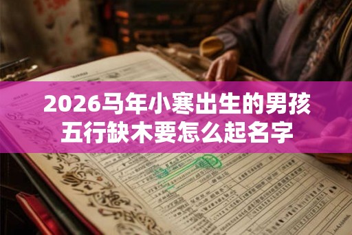 2026马年小寒出生的男孩五行缺木要怎么起名字 2026马年小寒出生的男孩五行缺木要怎么起名字