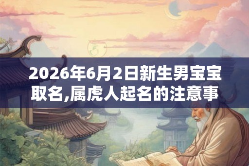 2026年6月2日新生男宝宝取名,属虎人起名的注意事项
