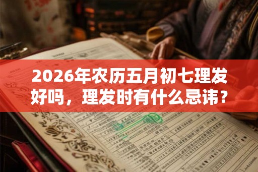 2026年农历五月初七理发好吗，理发时有什么忌讳？
