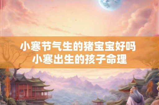 小寒节气生的猪宝宝好吗 小寒出生的孩子命理