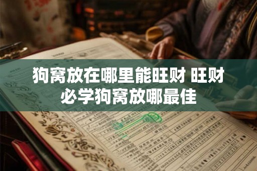 狗窝放在哪里能旺财 旺财必学狗窝放哪最佳