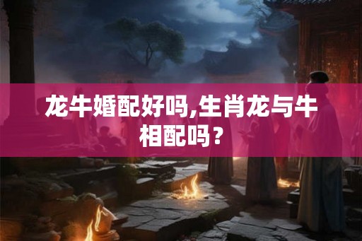 龙牛婚配好吗,生肖龙与牛相配吗？