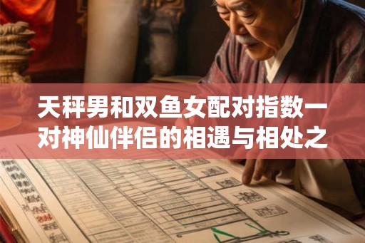 天秤男和双鱼女配对指数一对神仙伴侣的相遇与相处之道