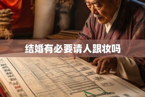 结婚有必要请人跟妆吗 结婚有必要请人跟妆吗