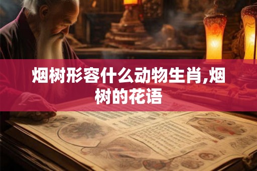 烟树形容什么动物生肖,烟树的花语