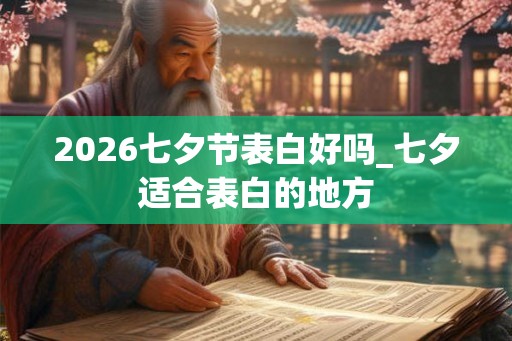 2026七夕节表白好吗_七夕适合表白的地方