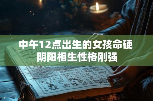 中午12点出生的女孩命硬 阴阳相生性格刚强