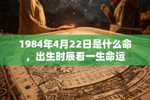 1984年4月22日是什么命,出生时辰看一生命运 1984年4月22日是什么命,出生时辰看一生命运