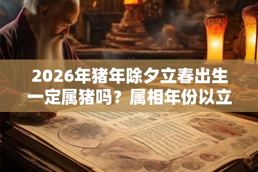 2026年猪年除夕立春出生一定属猪吗？属相年份以立春划分吗？