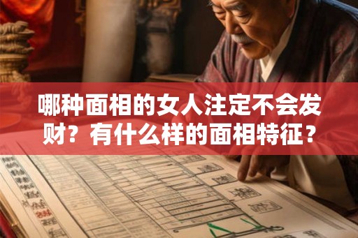 哪种面相的女人注定不会发财？有什么样的面相特征？