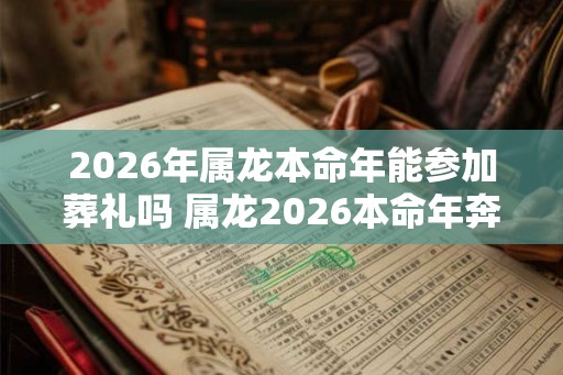 2026年属龙本命年能参加葬礼吗 属龙2026本命年奔丧要注意什么