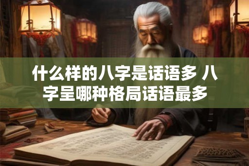 什么样的八字是话语多 八字呈哪种格局话语最多