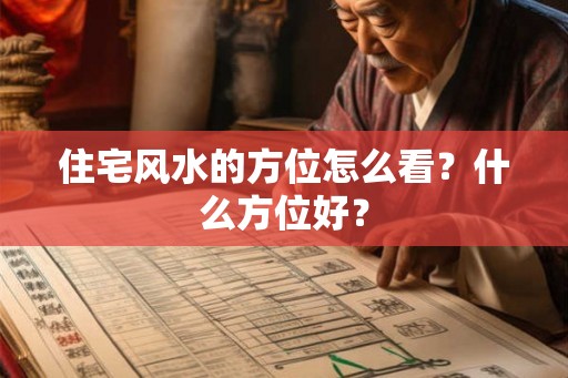 住宅风水的方位怎么看？什么方位好？