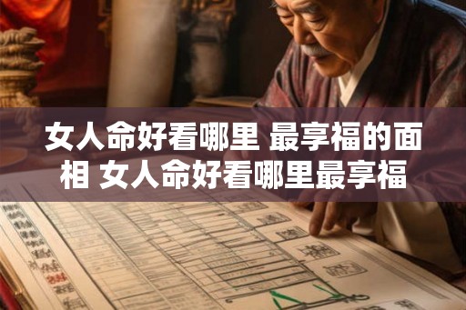 女人命好看哪里 最享福的面相 女人命好看哪里最享福