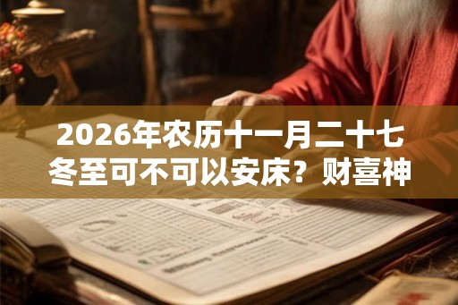 2026年农历十一月二十七冬至可不可以安床？财喜神方位？