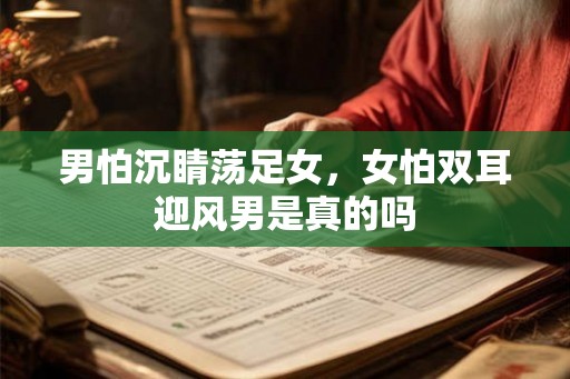男怕沉睛荡足女，女怕双耳迎风男是真的吗