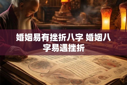婚姻易有挫折八字 婚姻八字易遇挫折