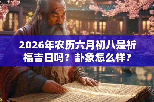 2026年农历六月初八是祈福吉日吗？卦象怎么样？