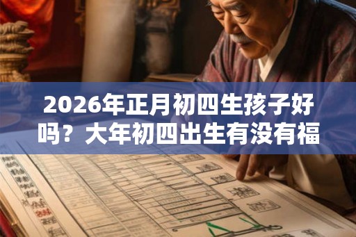 2026年正月初四生孩子好吗？大年初四出生有没有福气