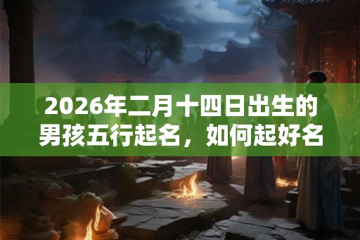 2026年二月十四日出生的男孩五行起名，如何起好名？