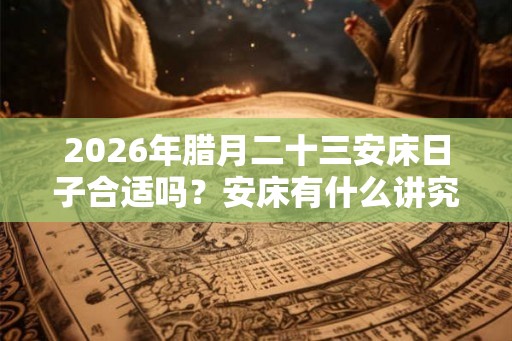 2026年腊月二十三安床日子合适吗?安床有什么讲究? 2026年腊月二十三安床日子合适吗?安床有什么讲究?