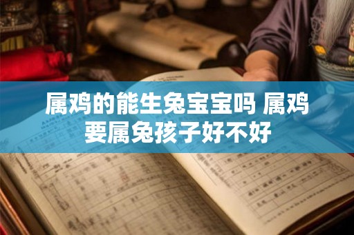 属鸡的能生兔宝宝吗 属鸡要属兔孩子好不好