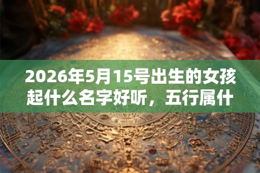 2026年5月15号出生的女孩起什么名字好听，五行属什么