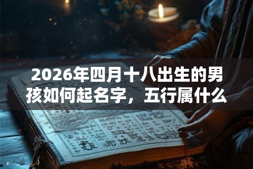 2026年四月十八出生的男孩如何起名字，五行属什么