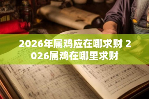 2026年属鸡应在哪求财 2026属鸡在哪里求财