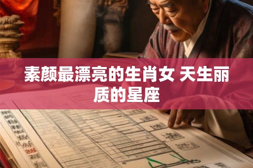 素颜最漂亮的生肖女 天生丽质的星座