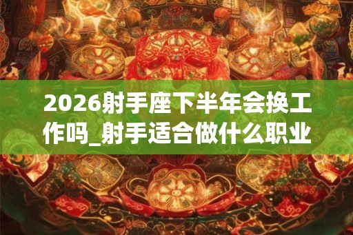2026射手座下半年会换工作吗_射手适合做什么职业