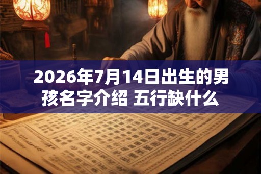 2026年7月14日出生的男孩名字介绍 五行缺什么 2026年7月14日出生的男孩名字介绍 五行缺什么