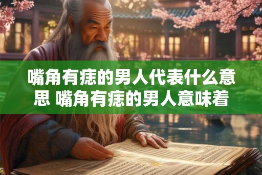 嘴角有痣的男人代表什么意思 嘴角有痣的男人意味着什么 嘴角有痣的男人代表什么意思 嘴角有痣的男人意味着什么