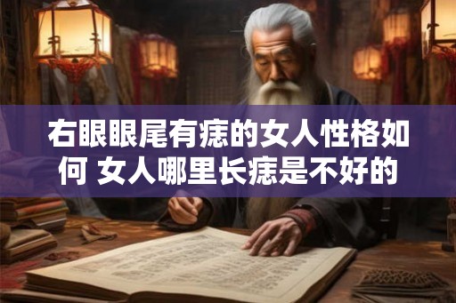 右眼眼尾有痣的女人性格如何 女人哪里长痣是不好的