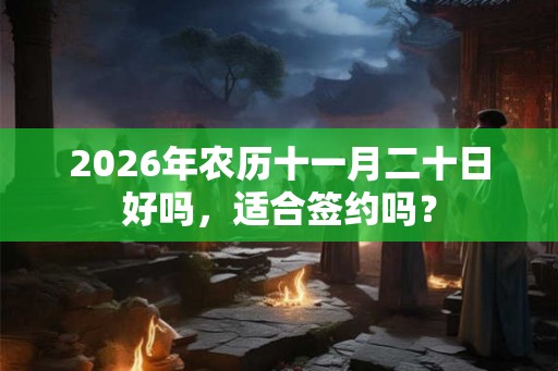 2026年农历十一月二十日好吗，适合签约吗？