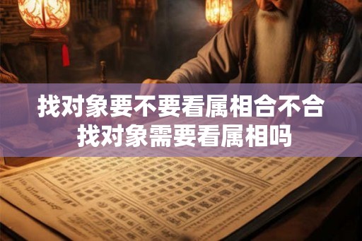 找对象要不要看属相合不合 找对象需要看属相吗