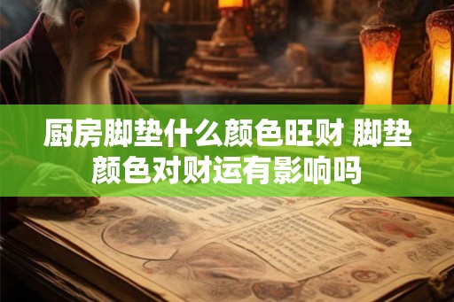 厨房脚垫什么颜色旺财 脚垫颜色对财运有影响吗 厨房脚垫什么颜色旺财 脚垫颜色对财运有影响吗
