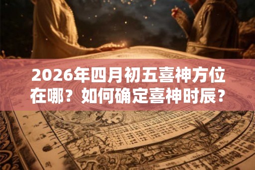 2026年四月初五喜神方位在哪？如何确定喜神时辰？