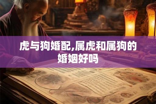 虎与狗婚配,属虎和属狗的婚姻好吗