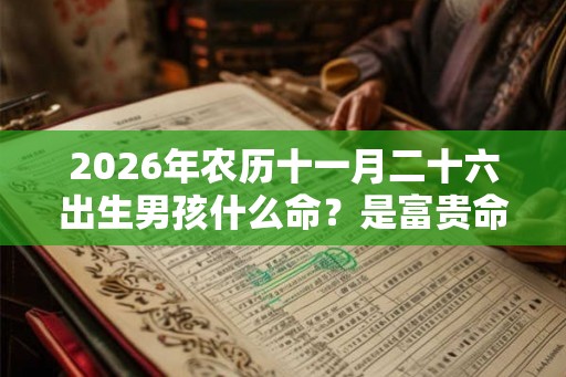 2026年农历十一月二十六出生男孩什么命？是富贵命吗？