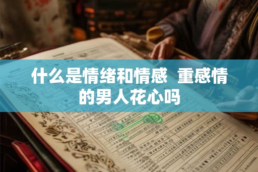 什么是情绪和情感  重感情的男人花心吗