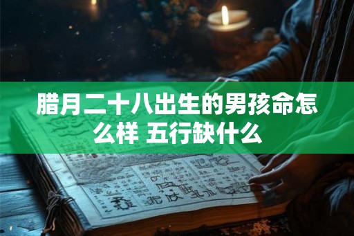 腊月二十八出生的男孩命怎么样 五行缺什么