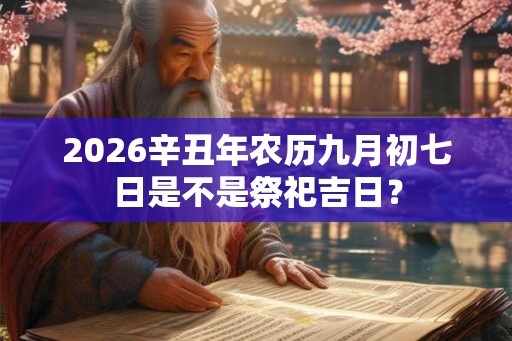 2026辛丑年农历九月初七日是不是祭祀吉日? 2026辛丑年农历九月初七日是不是祭祀吉日?