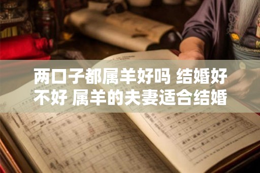 两口子都属羊好吗 结婚好不好 属羊的夫妻适合结婚吗