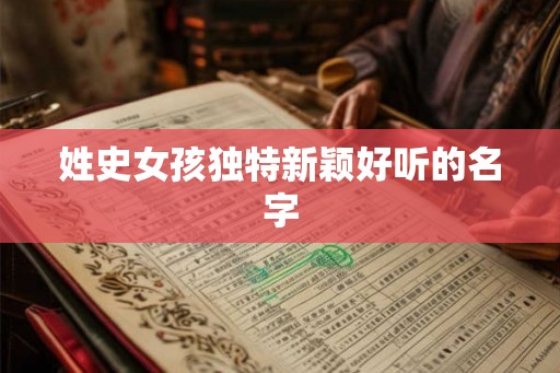 姓史女孩独特新颖好听的名字
