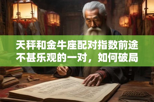 天秤和金牛座配对指数前途不甚乐观的一对，如何破局？