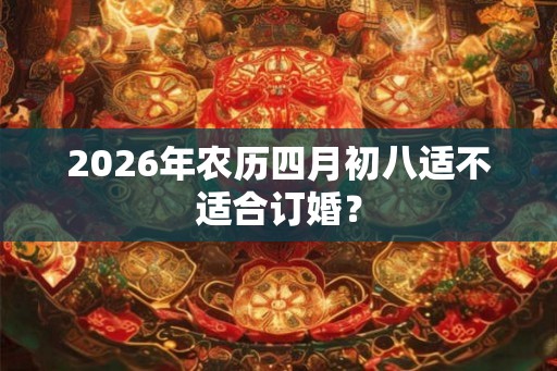 2026年农历四月初八适不适合订婚？