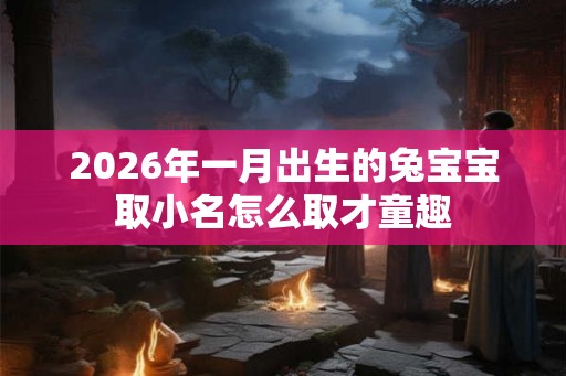2026年一月出生的兔宝宝取小名怎么取才童趣