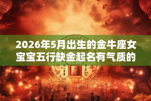 2026年5月出生的金牛座女宝宝五行缺金起名有气质的 2026年5月出生的金牛座女宝宝五行缺金起名有气质的