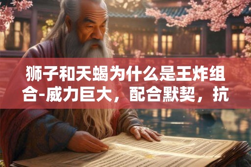 狮子和天蝎为什么是王炸组合-威力巨大，配合默契，抗争到底，一致对外，同心协力